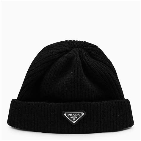 prada blue beanie|black prada hat.